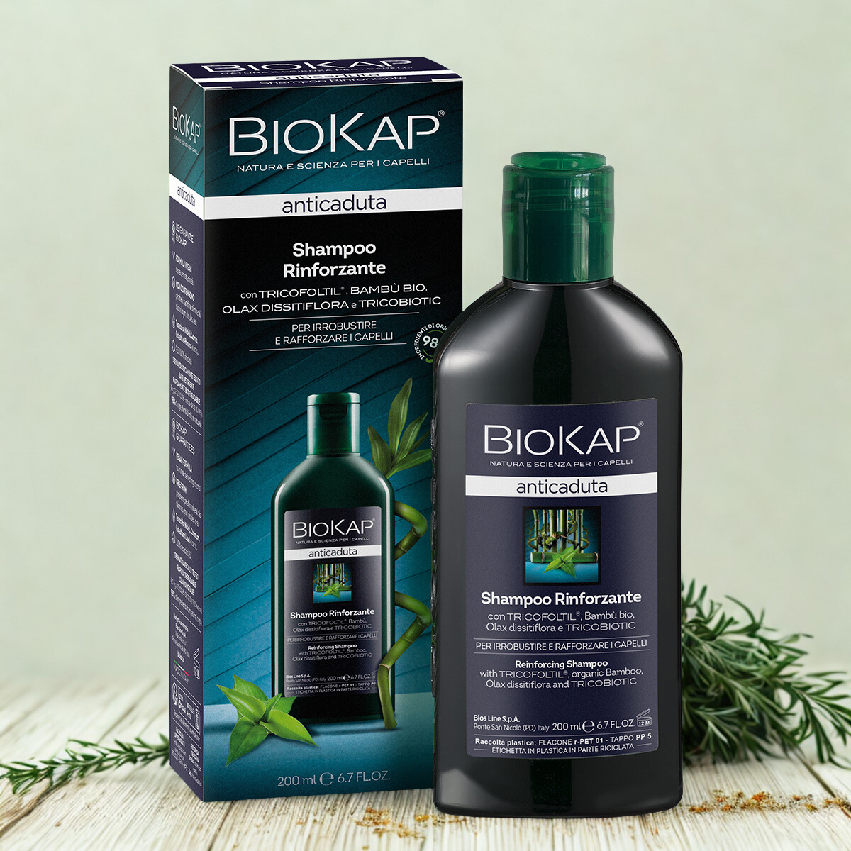 biokap anticaduta shampoo rinforzante
