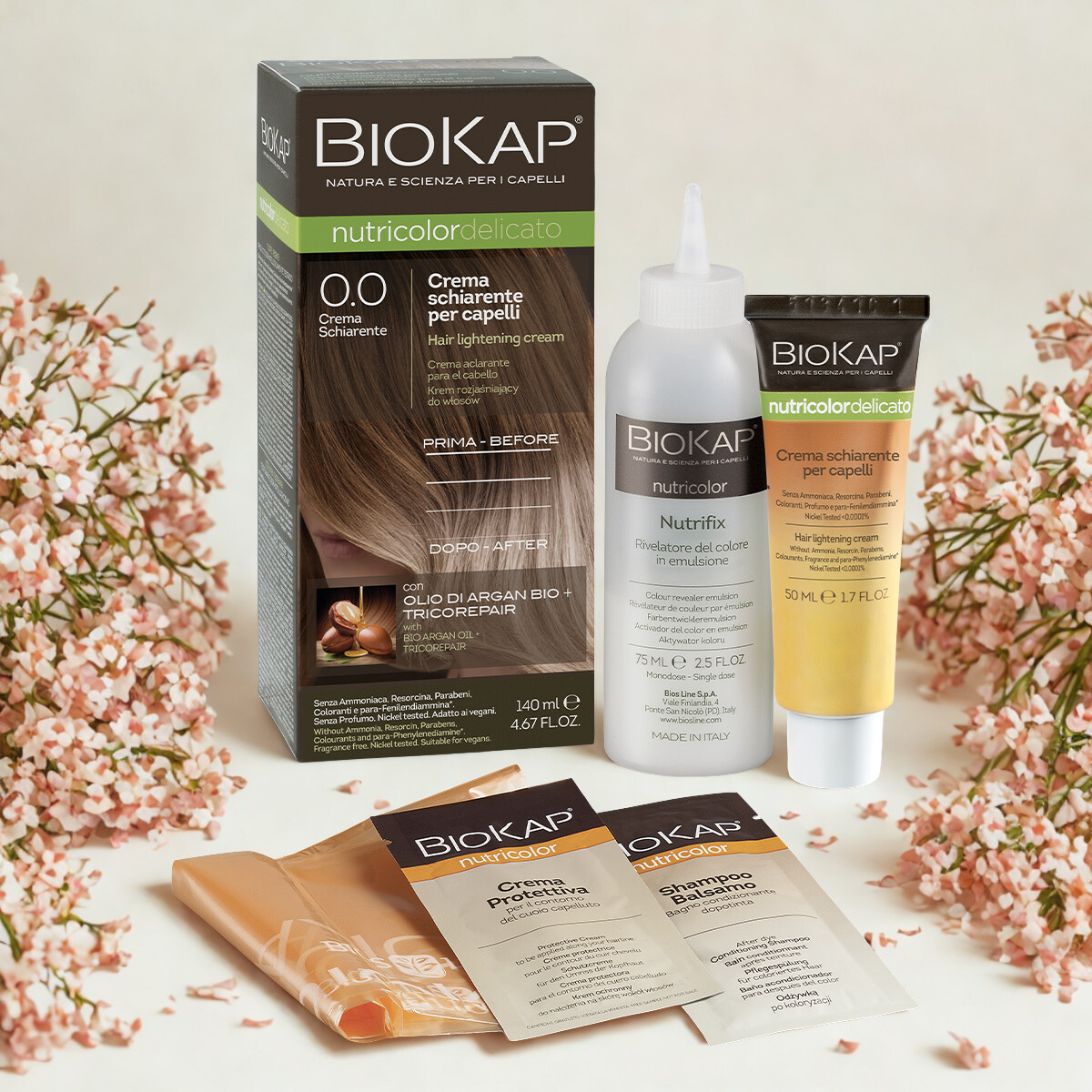 biokap crema schiarente per capelli