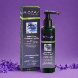 biokap maschera viola antigiallo
