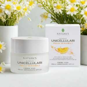 acque unicellulari Crema Viso Pelli sensibili Spf 20