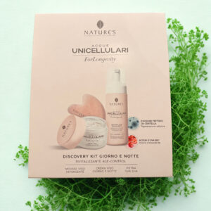 acque unicellulari forlongevity discovery kit giorno e notte