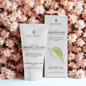 acque unicellulari maschera aha esfoliante viso