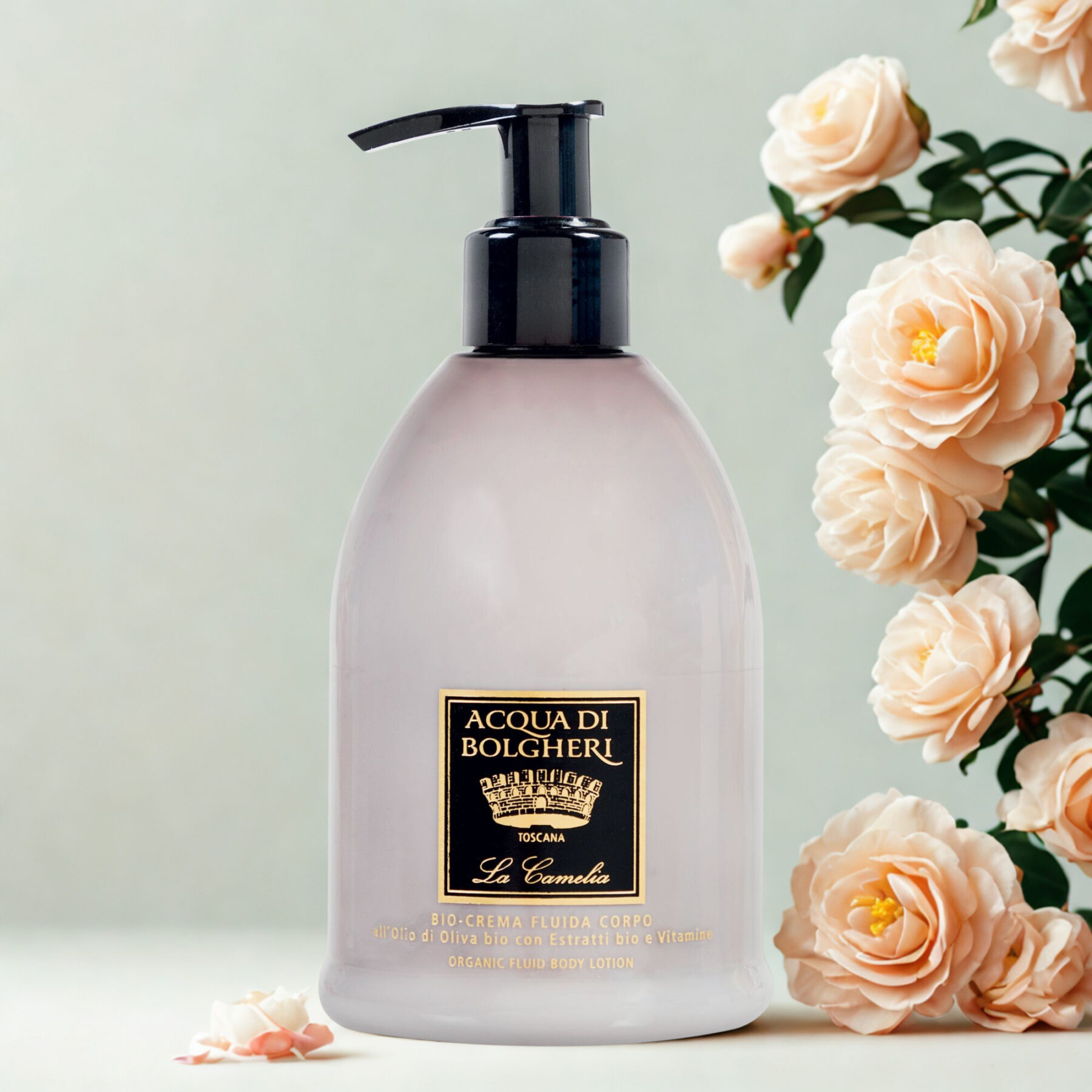 la camelia crema fluida corpo bio