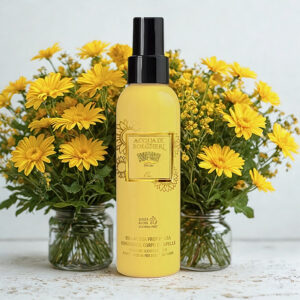 oro acqua profumata bio idratante per corpo e capelli