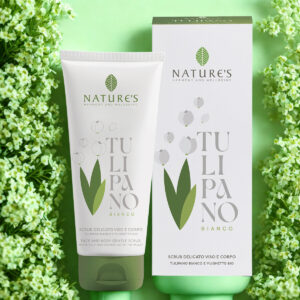 tulipano bianco Scrub Delicato Viso E Corpo
