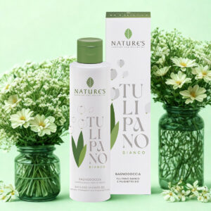 tulipano bianco bagnodoccia