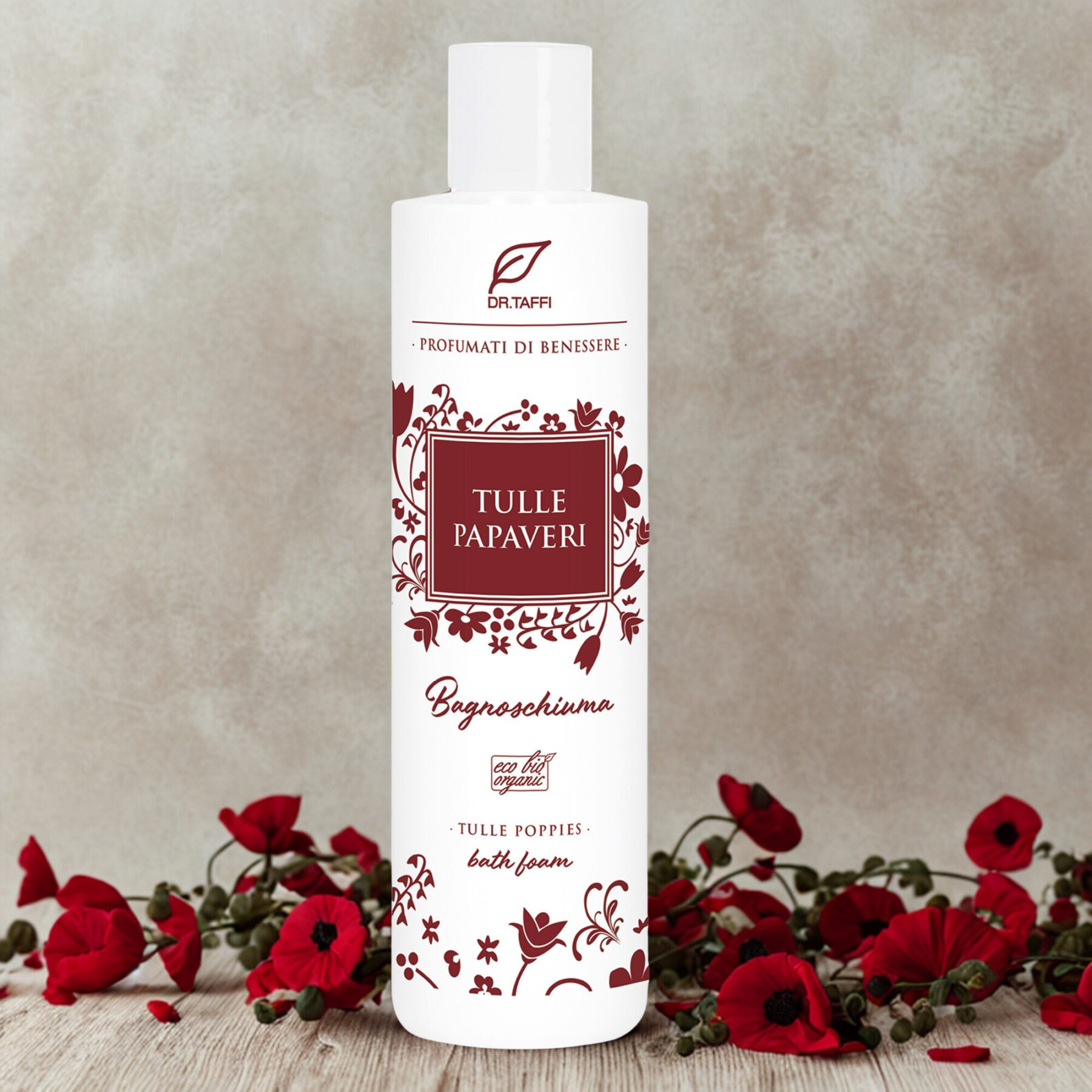 tulle papaveri bagnoschiuma bio