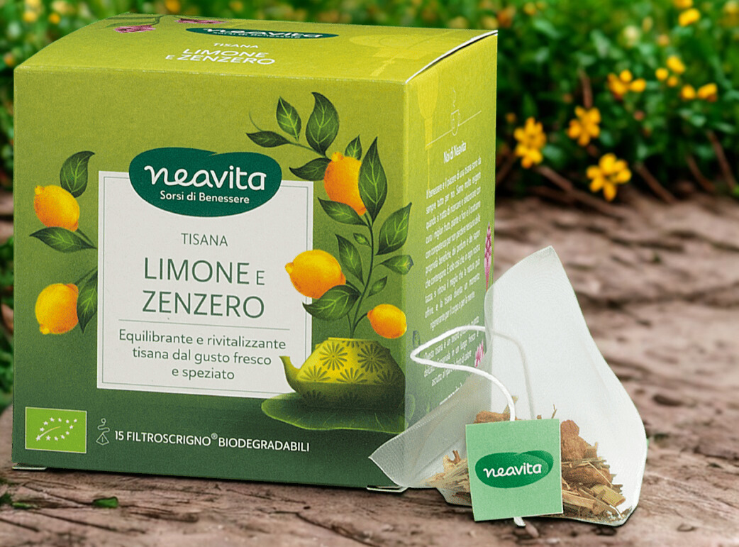limone e zenzero tisana bio