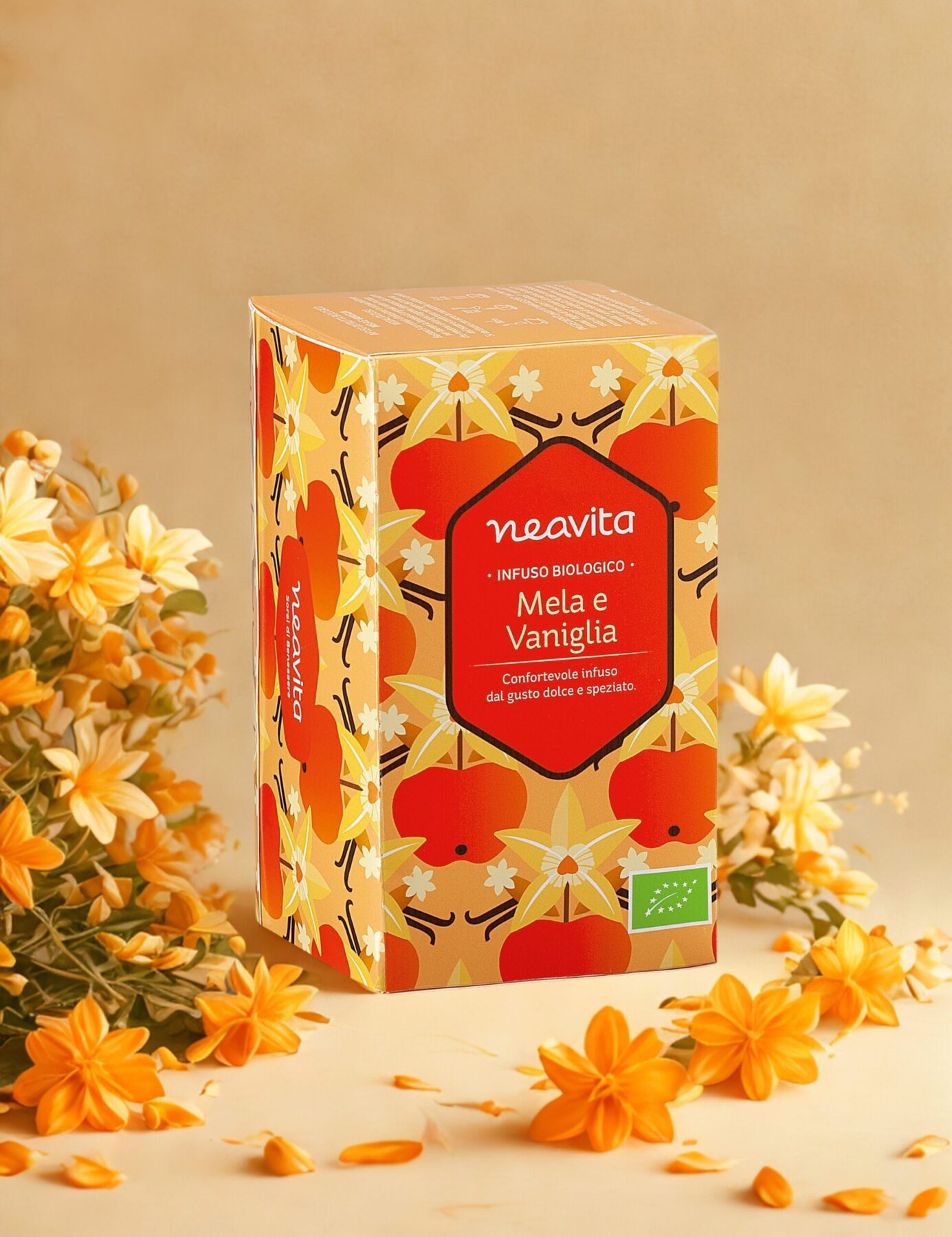 mela e vaniglia infuso bio