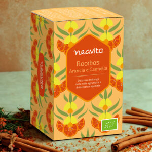 rooibos arancia e cannella tisana bio