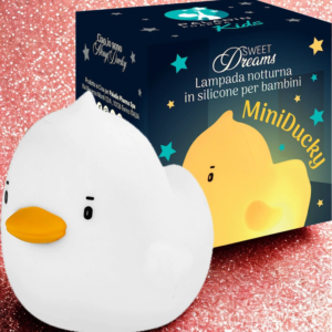 sweet dreams lampada notturna in silicone per bambini miniducky papapera