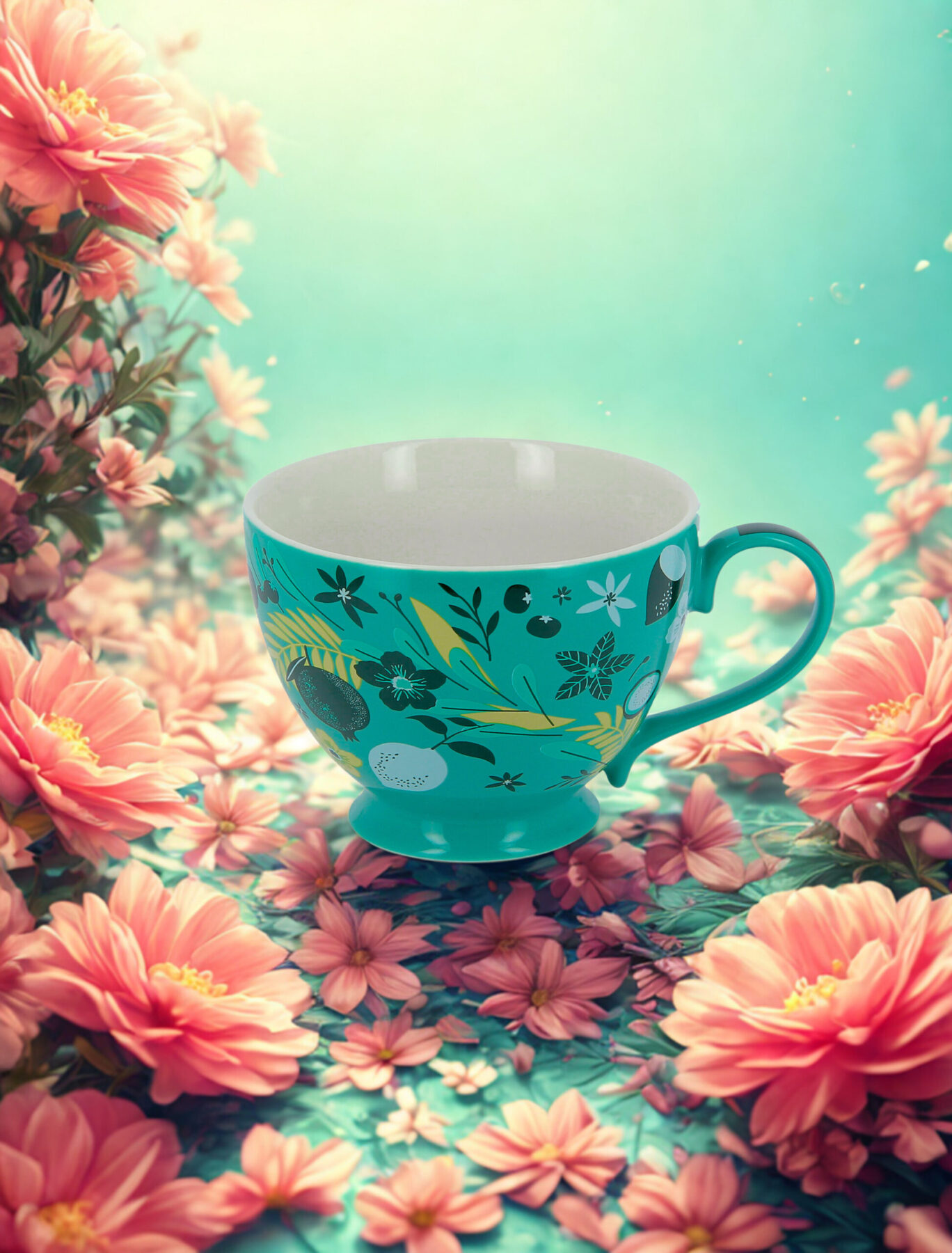 tisana collection mug verde acqua