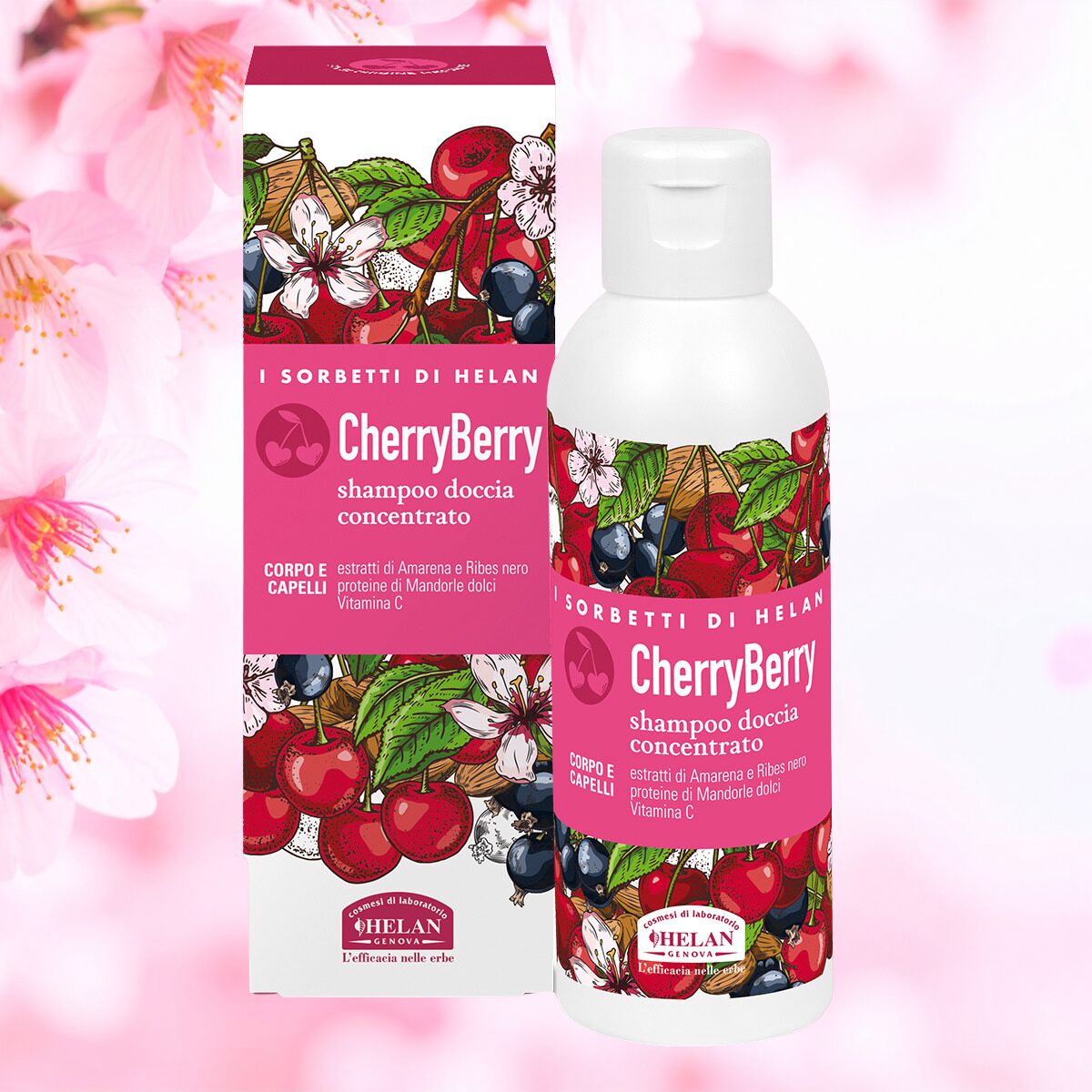 cherryberry shampoo doccia concentrato