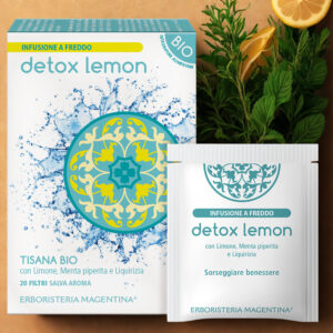 detox lemon tisana bio
