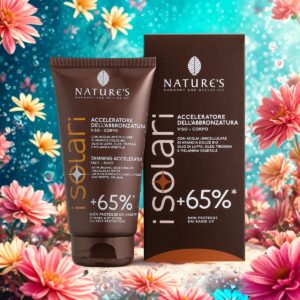 isolari acceleratore dell'abbronzatura viso corpo