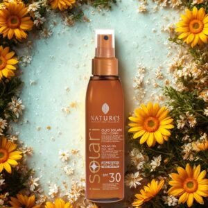 isolari olio solare viso copro spf30