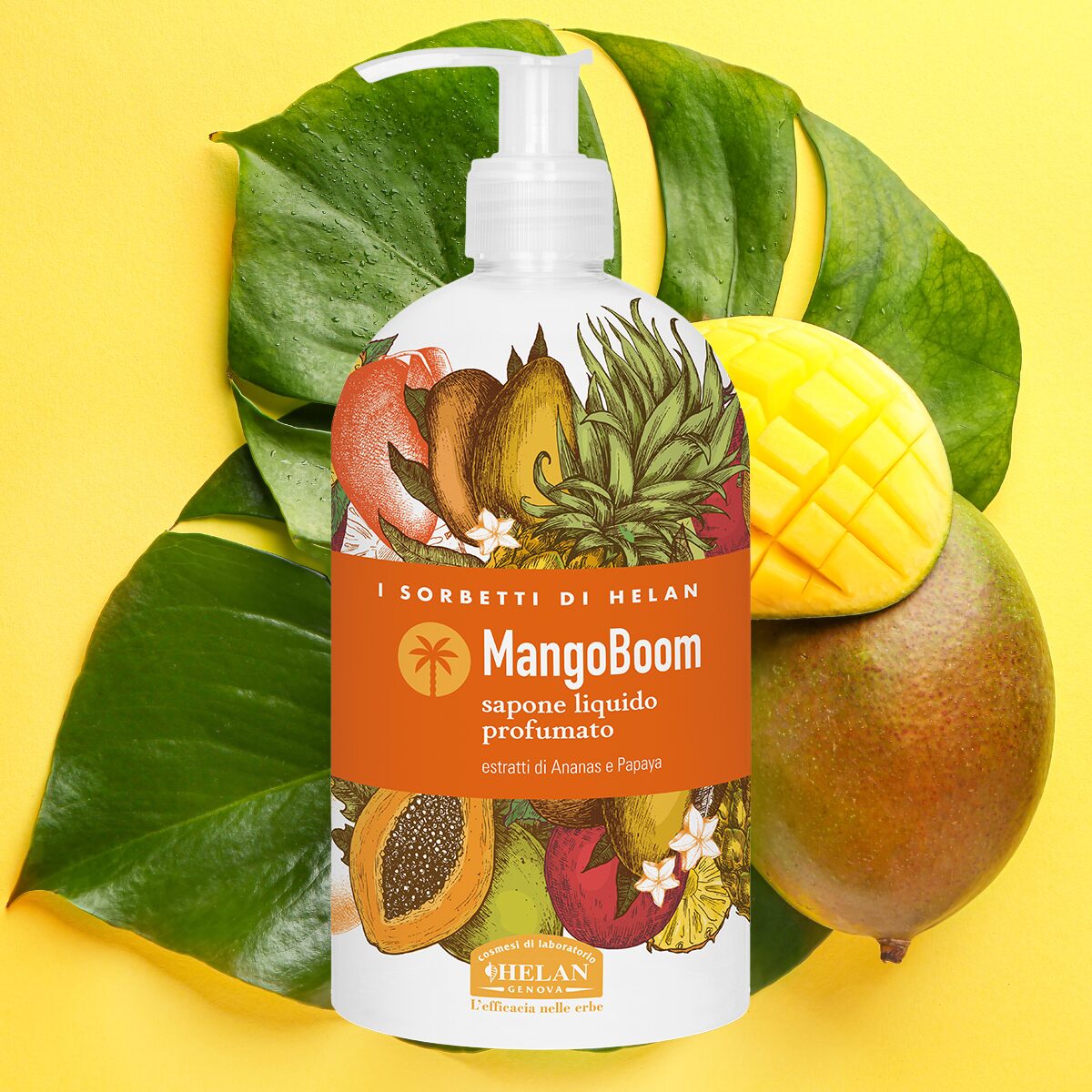 mangoboom sapone liquido profumato