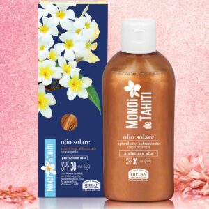 monoi de tahiti olio solare splendente abbronzante spf30