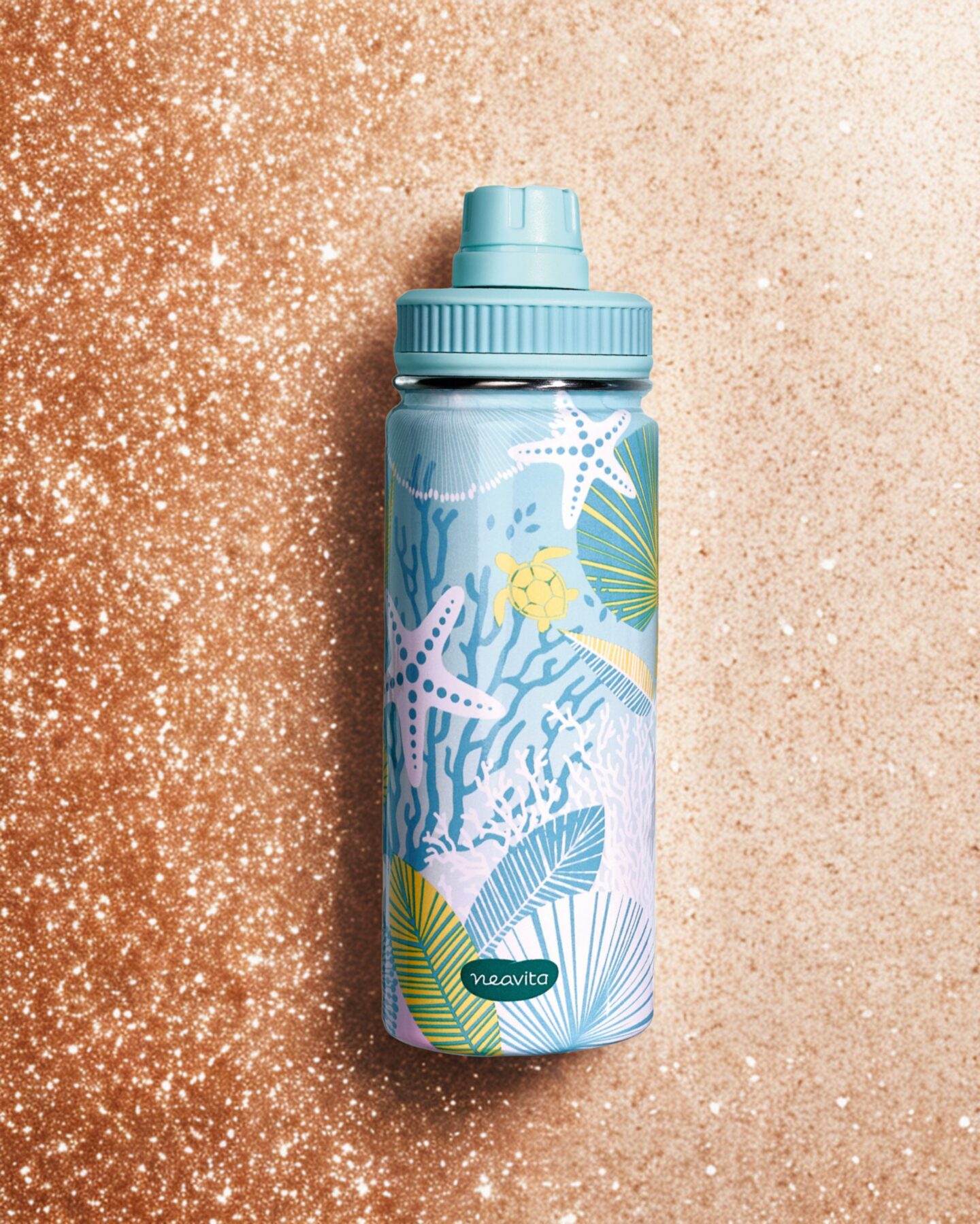 twice forever bottle thermos azzurra e rosa
