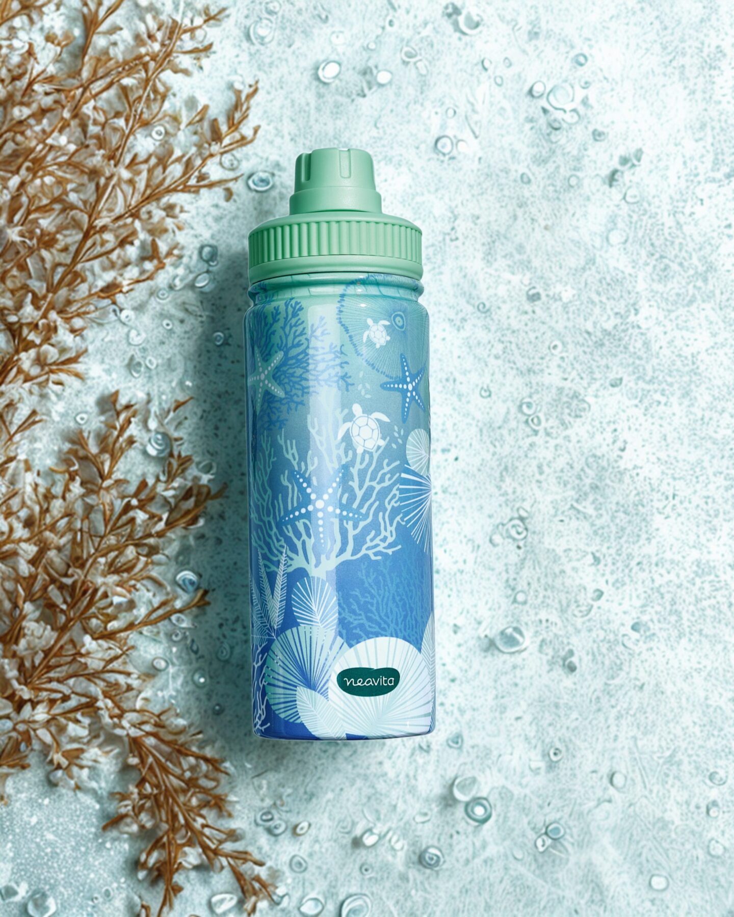 twice forever bottle thermos verde e blu