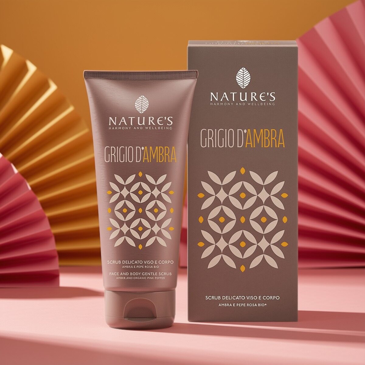 grigio d'ambra scrub delicato viso e copro
